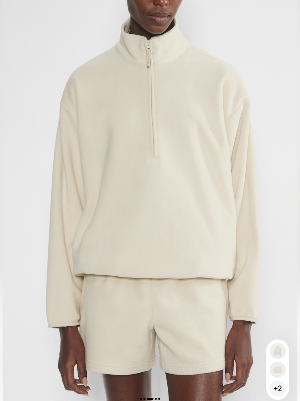 Aritzia Golden TNA Polartech 1/2 Zip
